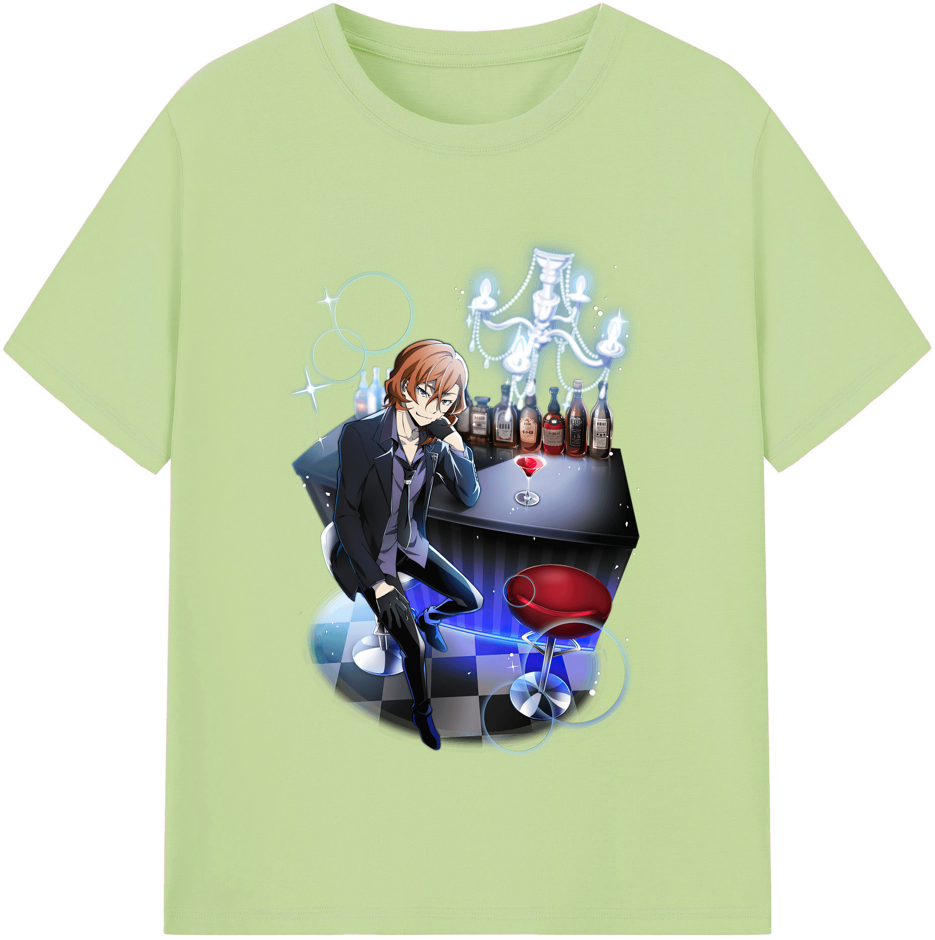 （画像用） 文豪ストレイドッグス Bungo Stray Dogs 綿100％半袖Tシャツ（フロントプリント）